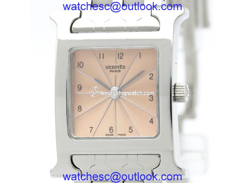 Hermes Heure H HH1.710 Quartz Stainless Steel 21mm Womens Dress Watch Hermes