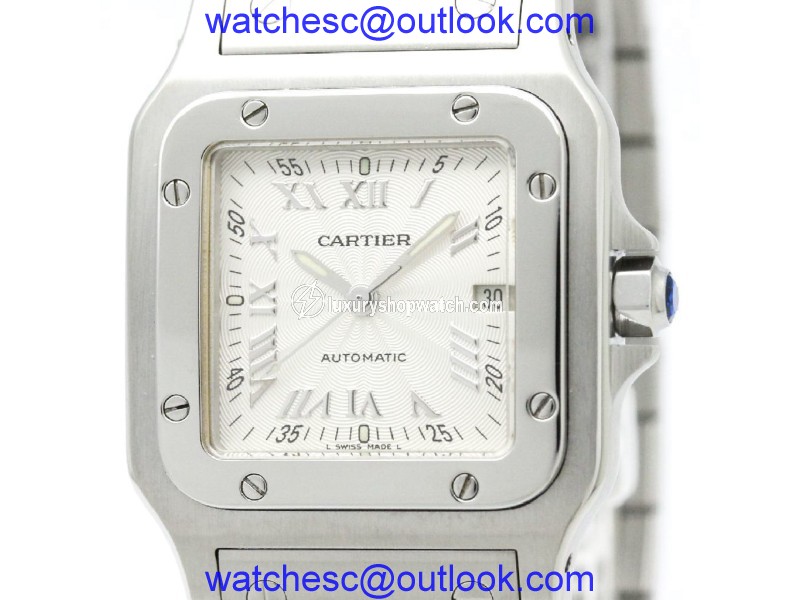 Cartier Santos Galbee W20040D6 Stainless Steel Automatic 29mm Mens Dress Watch Cartier