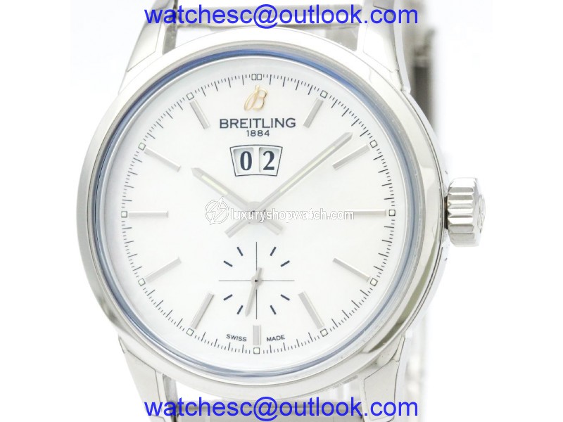 Breitling Transocean A16310 Stainless Steel Automatic 38mm Mens Sports Watch Breitling