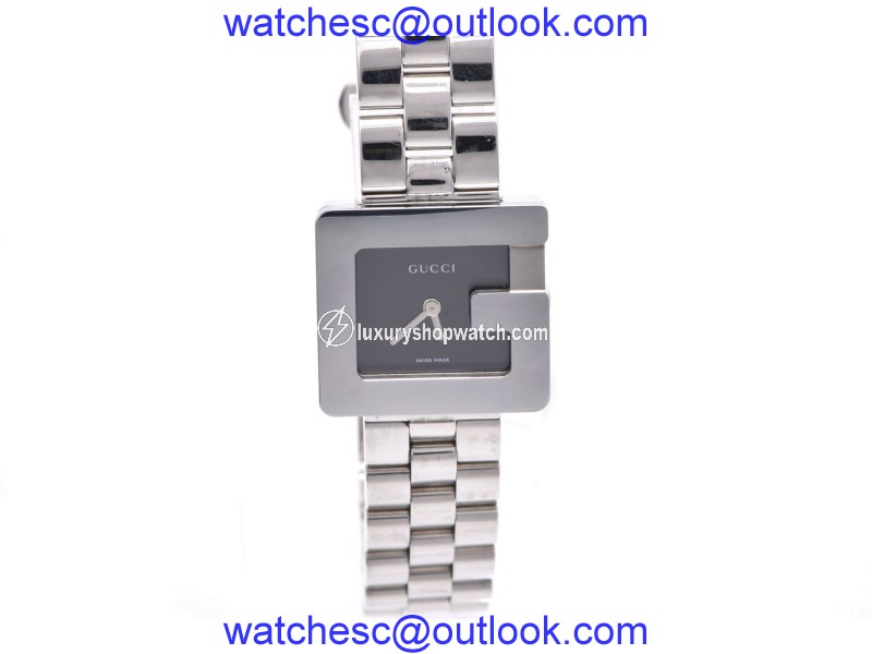 Gucci 3600L Stainless Steel Black Dial Quartz 23mm Womens Watch Gucci