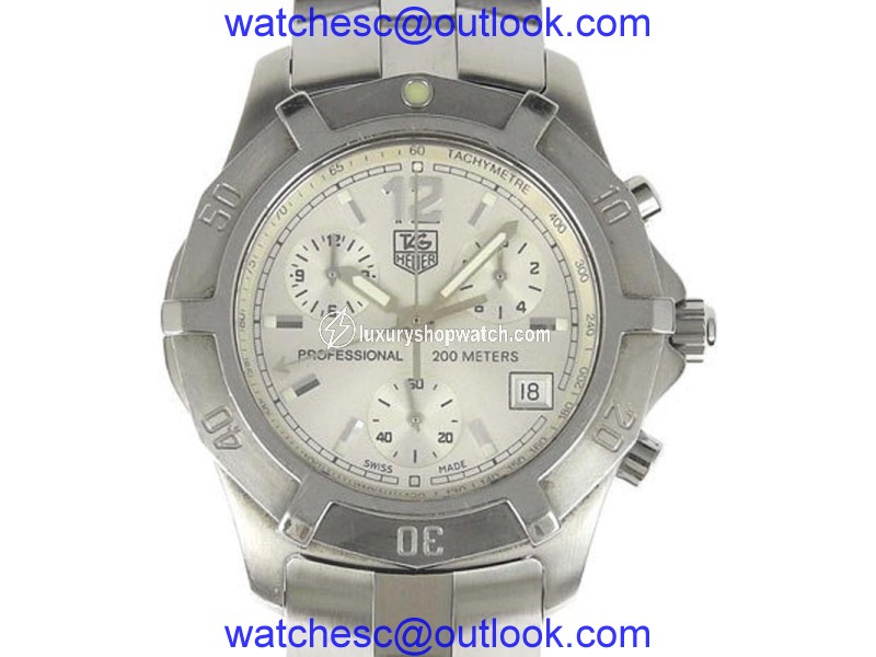 Tag Heuer Exclusive CN1111 Stainless Steel Silver Dial Quartz 39mm Mens Watch Tag Heuer