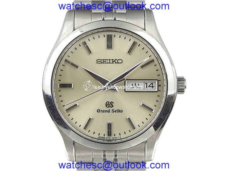 Seiko Grand Seiko 9F83-0AB0 Stainless Steel Quartz 38mm Mens Watch Seiko