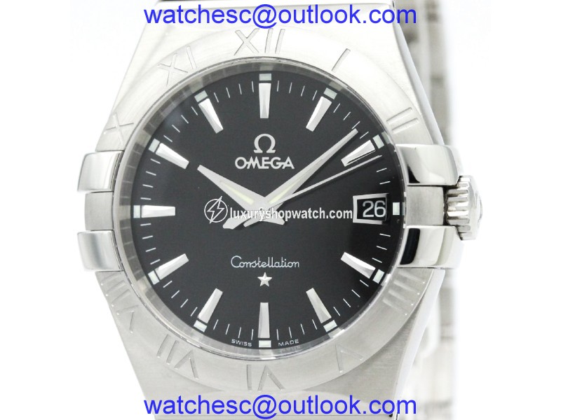 Omega Constellation 123.10.35.60.01.001 Stainless Steel Quartz 35mm Mens Watch Omega