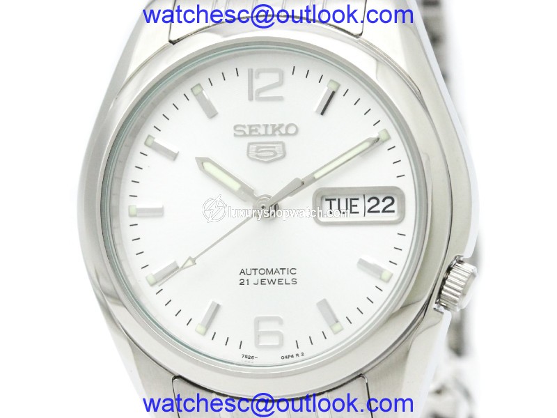 Seiko SNK385KC(7S26-01V0) Stainless Steel Automatic 37mm Mens Watch Seiko