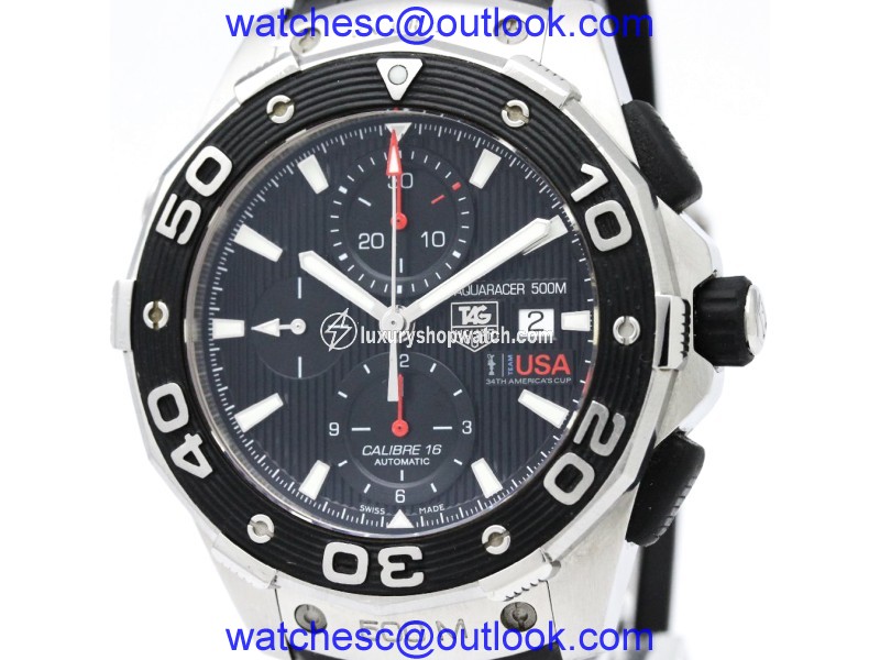 Tag Heuer Aquaracer CAJ2111 Automatic Stainless Steel 44mm Mens Sports Watch |