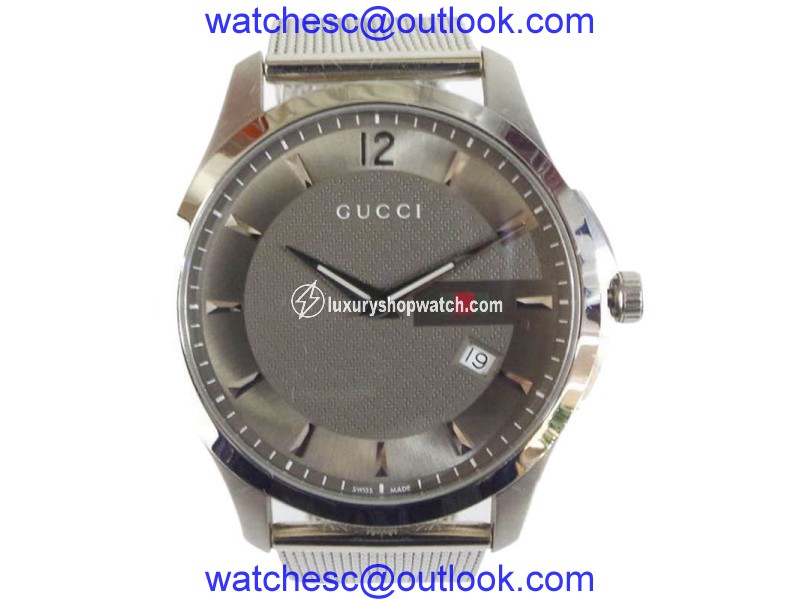 Gucci Timeless H29 9/9 126.3 Stainless Steel Quartz Mens 40mm Watch Gucci