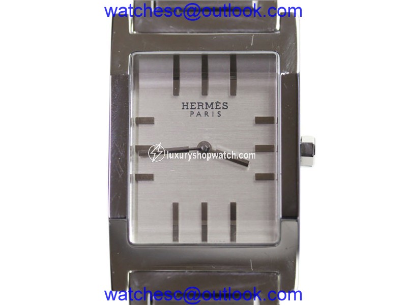 Hermes Tandem Ta 1.710 Stainless Steel Quartz Mens Watch Hermes