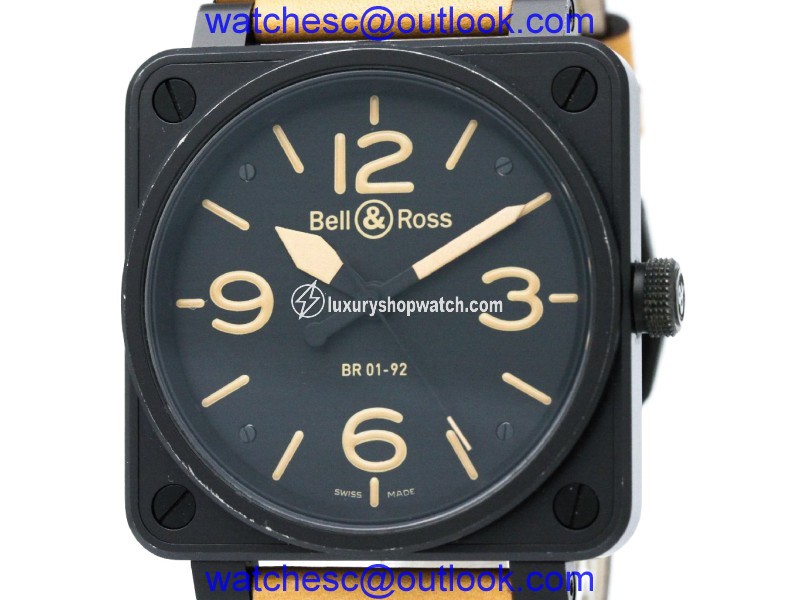 Bell & Ross Heritage BR01-92 Stainless Steel 46mm Mens Watch Bell & Ross