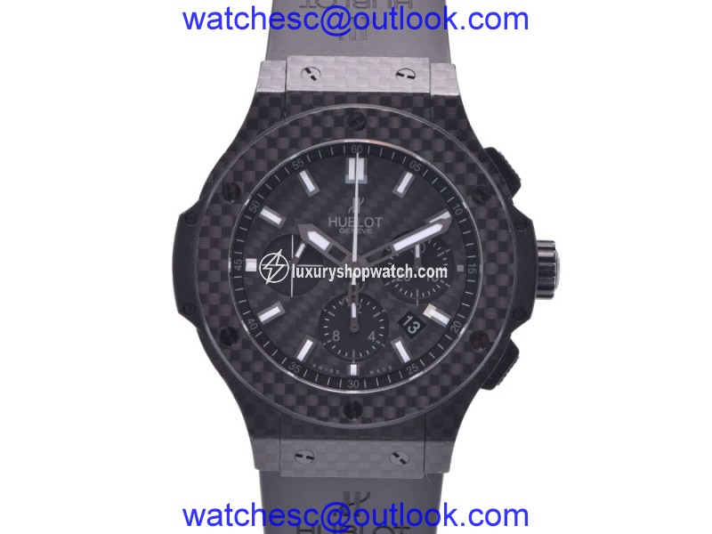 Hublot Geneve 301.qx.1724.rx Bikuban Carbon Rubber 44mm Mens Watch Hublot