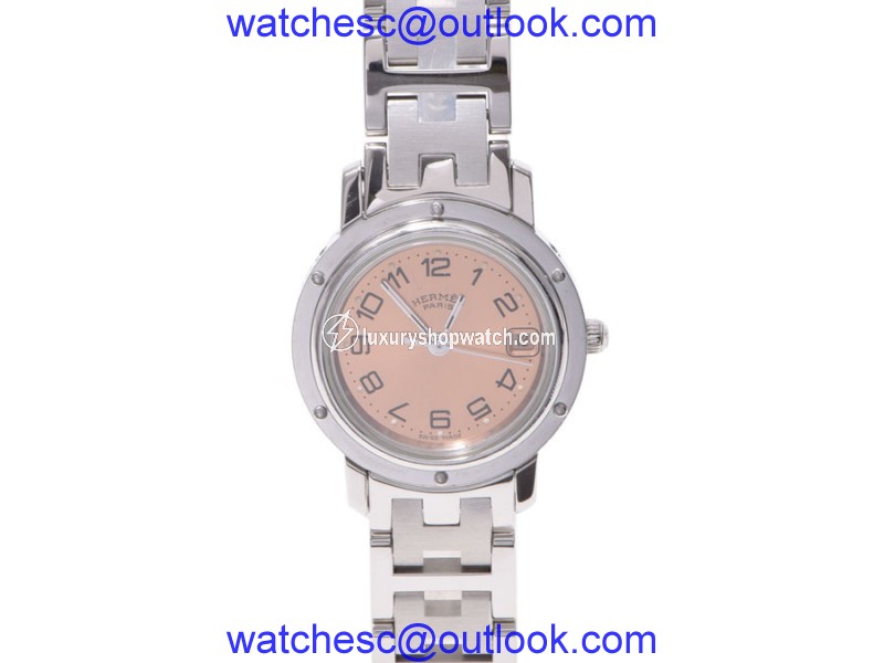 Hermes Clipper Cl 4.210 Stainless Steel Quartz 24mm Womens Watch Hermes