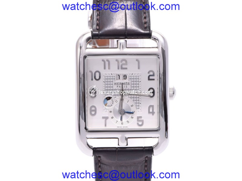 Hermes Cape Cot CD6.910 Stainless Steel Mens 36 x 49mm Watch Hermes