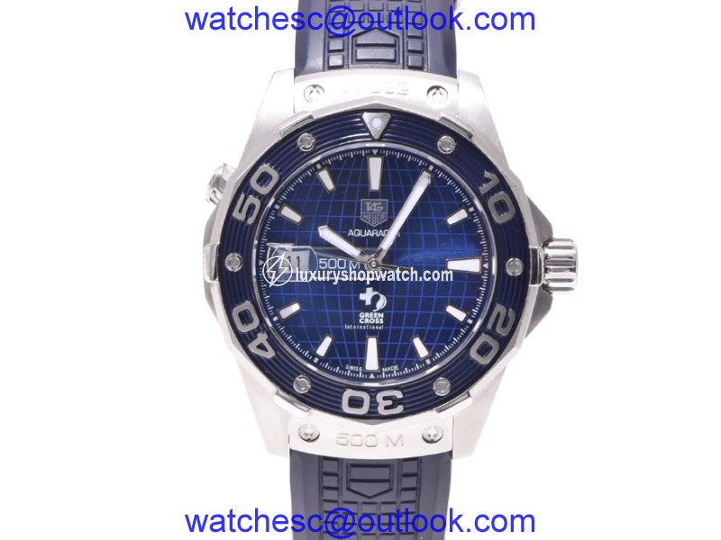 Tag Heuer Aquaracer Waj 2116 Stainless Steel 43mm Mens Watch Tag Heuer