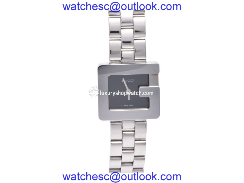 Gucci 3600L Stainless Steel & Black Dial 23mm Womens Watch Gucci