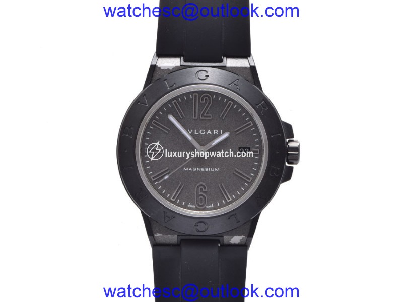 Bulgari Diagono DG41SMC Magnesium / Rubber Automatic 41mm Mens Watch Bulgari