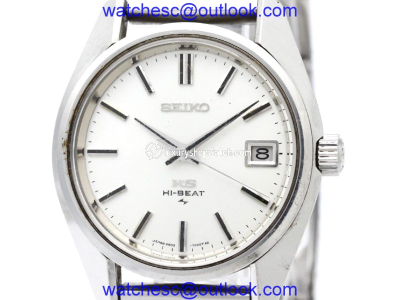 Seiko King Seiko 4502-7001 Stainless Steel Automatic 36cm Mens Watch Seiko