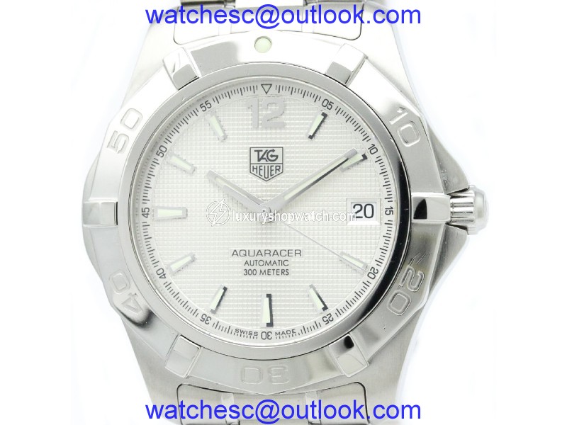 Tag Heuer Aquaracer WAF2111 Stainless Steel Automatic 38mm Mens Watch Tag Heuer