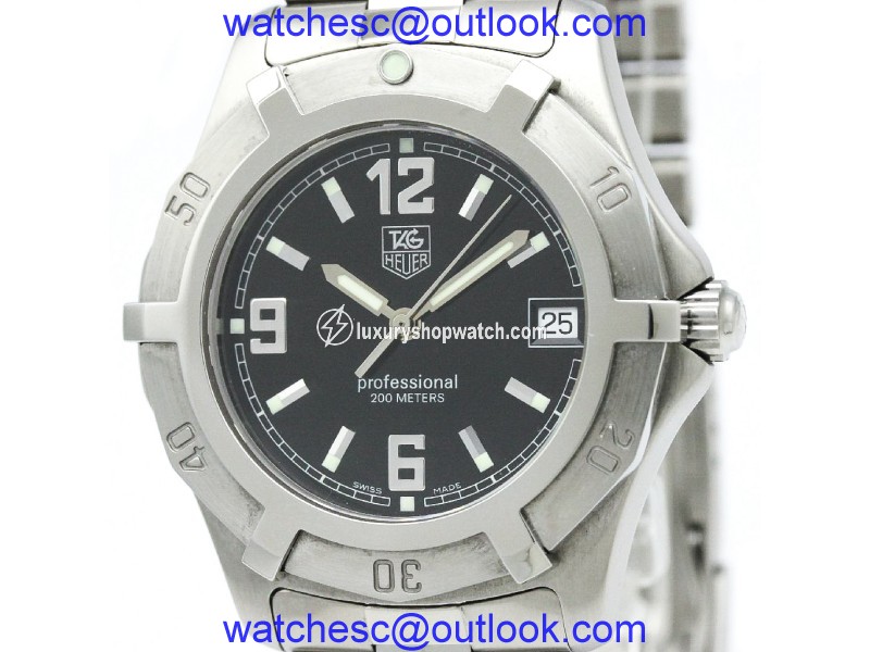 Tag Heuer 2000 Series WN1110 Stainless Steel Quartz 37mm Mens Watch Tag Heuer