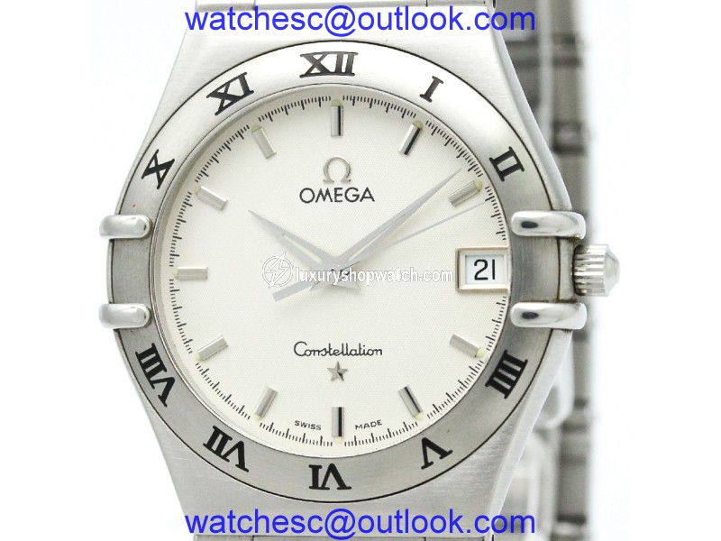 Omega Constellation 1512.30 Stainless Steel Silver Dial Quartz 33mm Mens Watch Omega