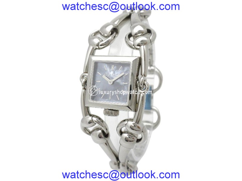 Gucci Signoria YA116502 Stainless Steel Blue Shell Quartz 20mm Womens Watch Gucci