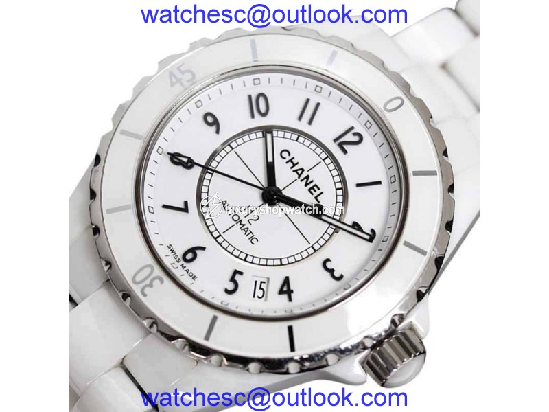 Chanel J12 H0970 Ceramic & Stainless Steel Automatic 38mm Mens Watch Chanel