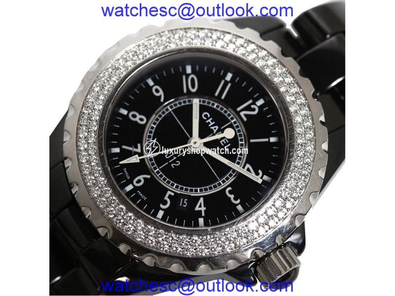Chanel J12 H0949 Ceramic & Stainless Steel with Diamond Quartz 33mm Womens Watch Chanel