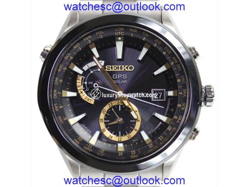 Seiko Astron SBXA005 / 7X52-0AA0 Titanium Quartz 50mm Mens Watch Seiko