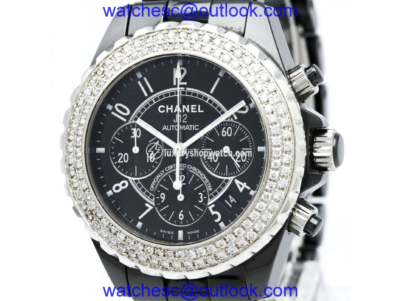 Chanel J12 H0940 Chronograph Ceramic Automatic 41m Mens Watch Chanel