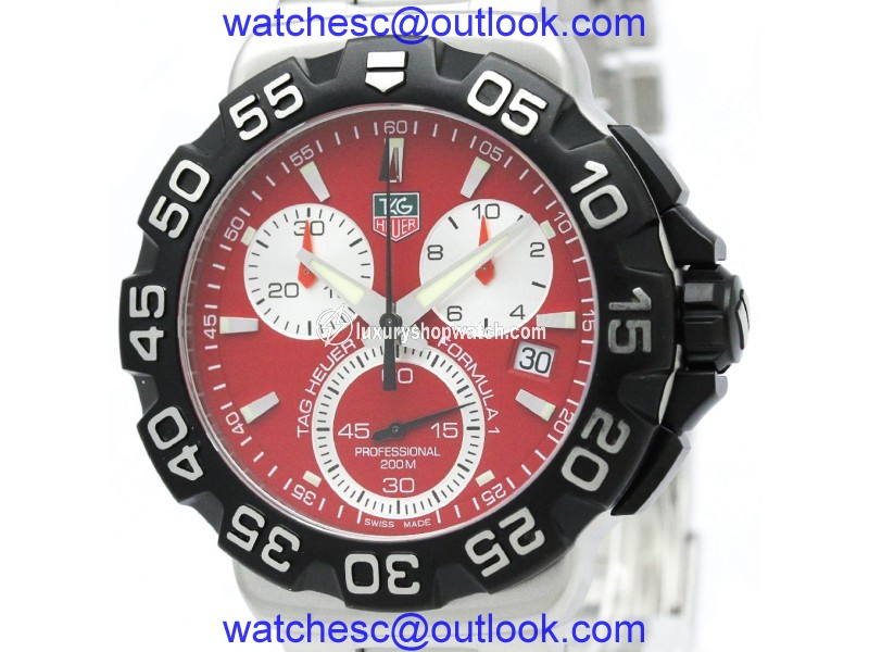 Tag Heuer Formula 1 CAH1112 Stainless Steel Quartz 41mm Mens Watch Tag Heuer