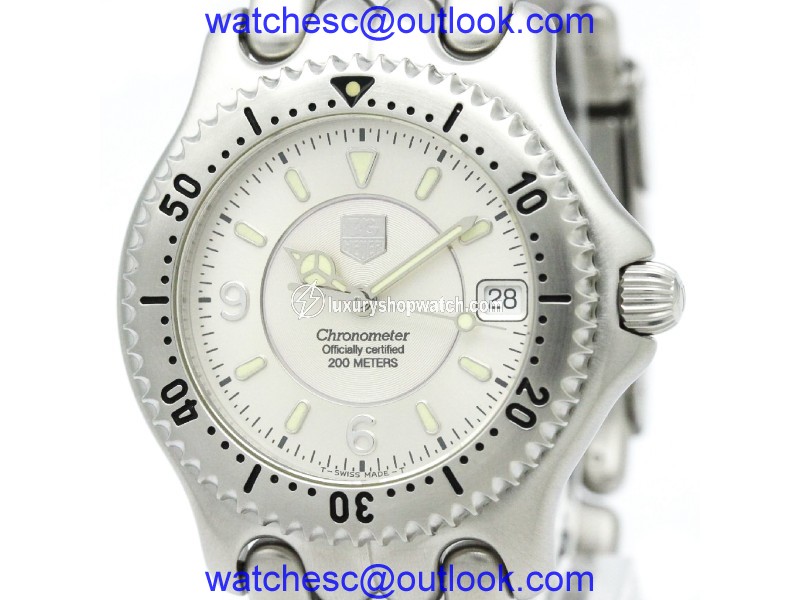 Tag Heuer Sel WG5112 Stainless Steel Automatic 38mm Mens Watch Tag Heuer