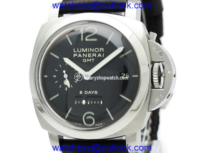 Panerai Luminor PAM00233 Stainless Steel / Leather Manual 44mm Mens Watch Panerai