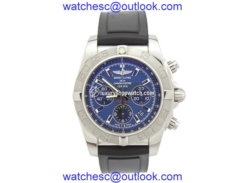 Breitling Chronomat 44 AB0110 Stainless Steel 44 mm Automatic Mens Watch Breitling