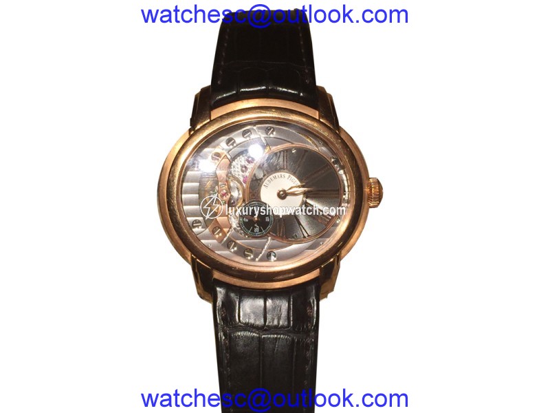 Audemars Piquet Millenary 18K Rose Gold Automatic Watch Audemars Piguet