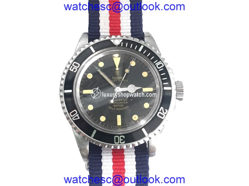 Tudor Submariner 7928 Stainless Steel & Canvas 40mm Watch Other