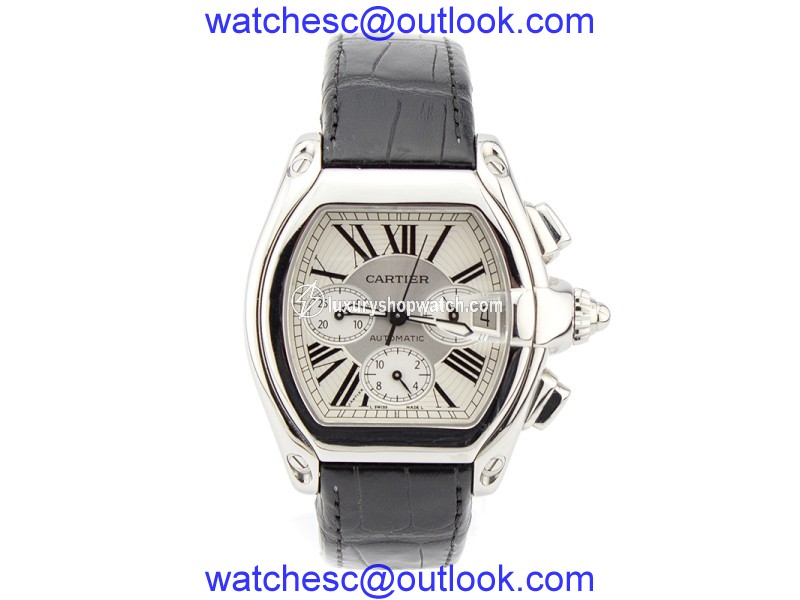 Cartier Roadster W62019X6 Stainless Steel 48 mm Quartz Mens Watch Cartier