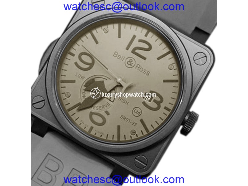 Bell and Ross BR01 97 Power Reserve Commando Limited Edition 46mm Watch Bell And Ross