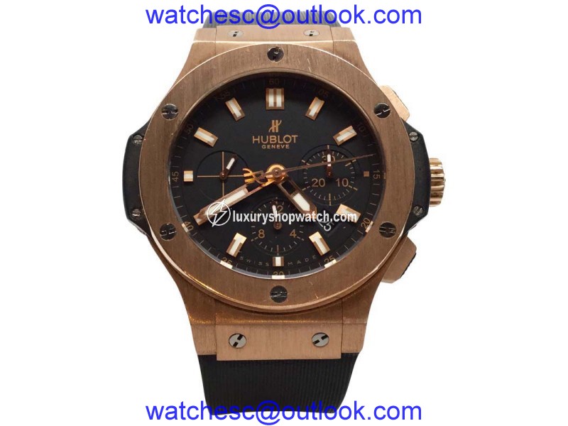 Hublot Big Bang Dial Black 18K Rose Gold Casual Mens Watch Hublot