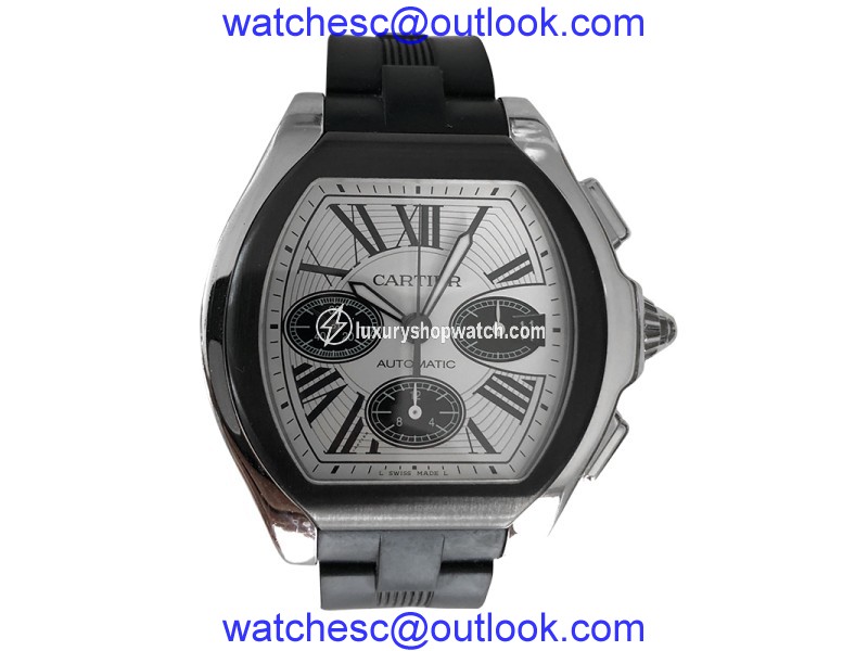 Cartier Roadster XL Sport W6206020 Stainless Steel 50.2mm Automatic Mens Watch Cartier