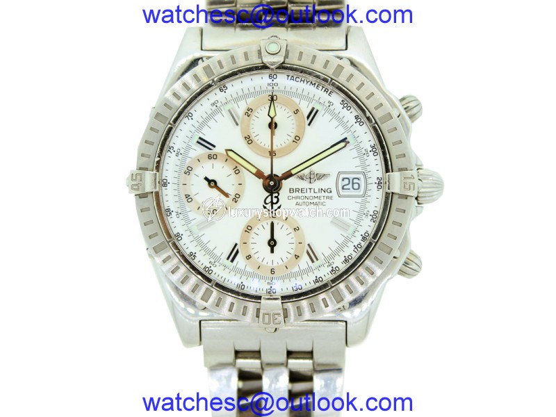 Breitling Chronomat Shell Stainless Steel Automatic Mens Watch A13352 Breitling