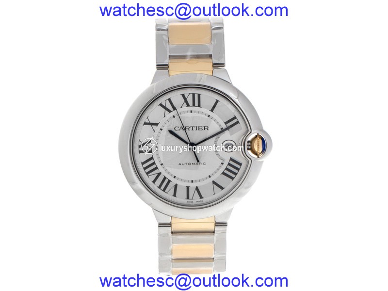Cartier Ballon Bleu W69009Z3 Yellow Gold & Stainless Steel 42mm Watch Cartier