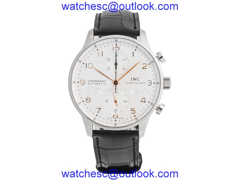 IWC Portuguese IW371445 Chronograph Stainless Steel Mens Watch IWC