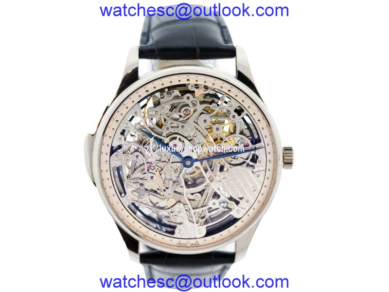 IWC Portuguese Squelette Skeleton Minute Repeater IW524101 18K White Gold 43mm Mens Watch IWC