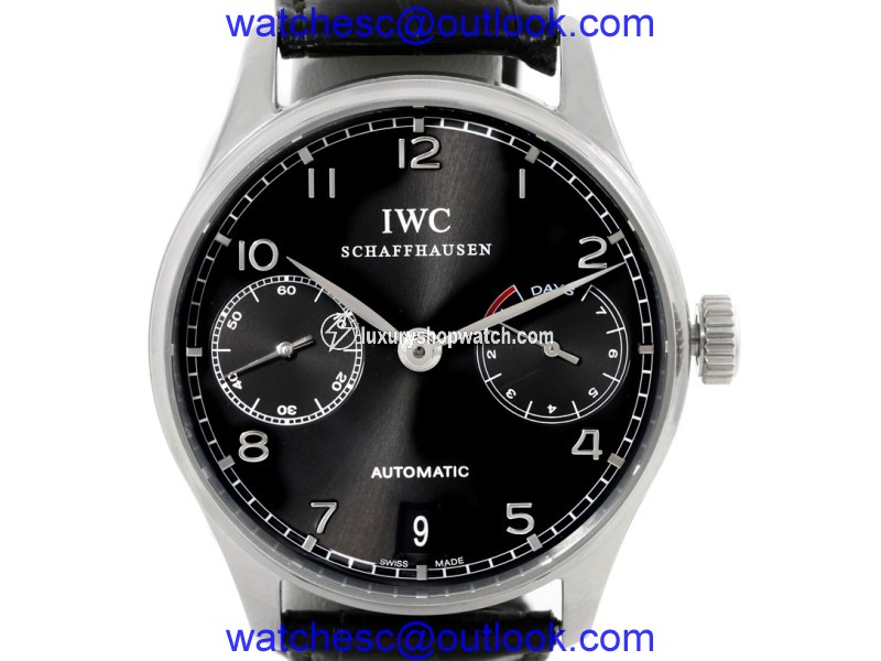 IWC Portuguese IW500109 Chrono Stainless Steel Automatic 42.3mm Mens Watch IWC