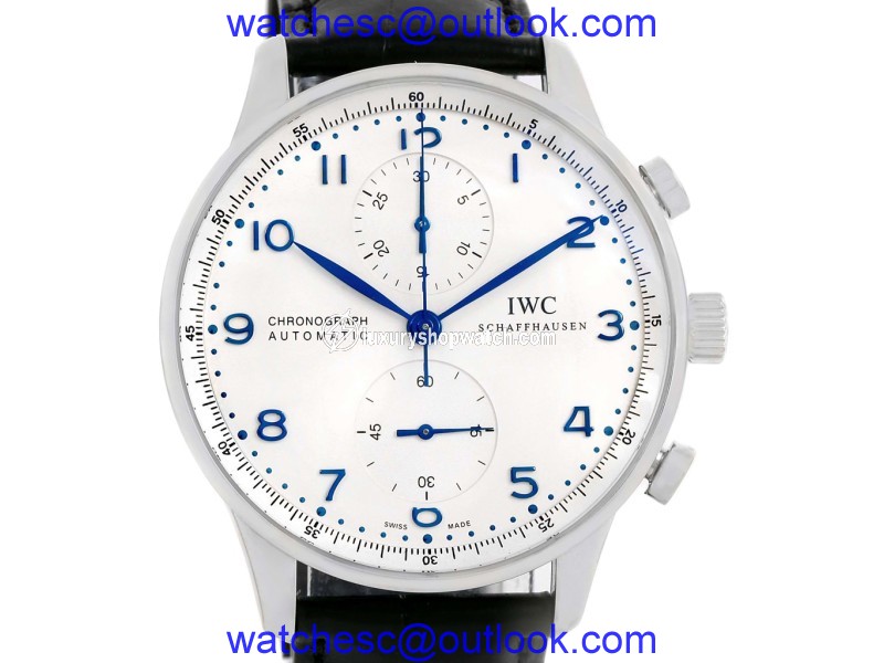 IWC Portuguese IW371417 Chrono Automatic Stainless Steel 40mm Mens Watch IWC