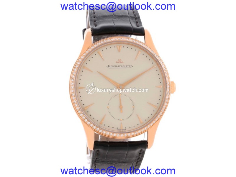 Jaeger Lecoultre Master Q1352502 18K Rose Gold & Diamond 40mm Mens Watch Jaeger Lecoultre