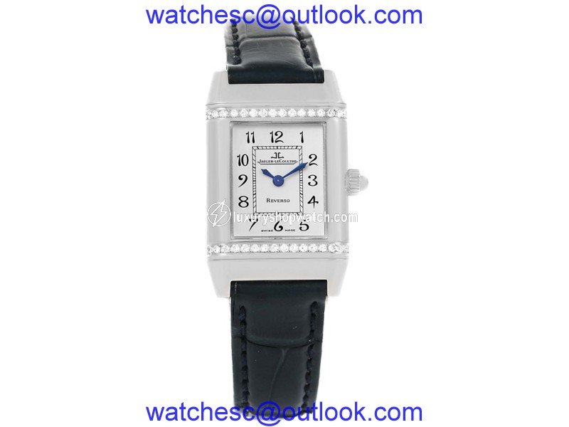 Jaeger LeCoultre Reverso 265.8.08 Stainless Steel & Diamond 20mm Womens Watch Jaeger LeCoultre