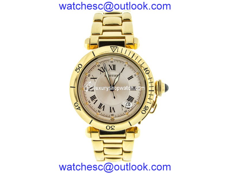 Cartier Yellow Gold Pasha Mens Watch Cartier