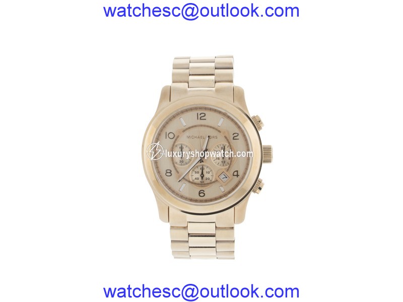 Michael Kors Runway Chronograph Rose Gold-tone Men's Watch Michael Kors