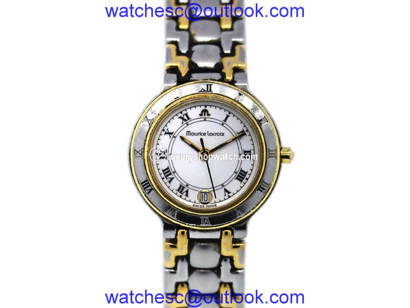 Maurice Lacroix 75416 Stainless Steel and Gold Plated 24mm Womens Watch Maurice Lacroix
