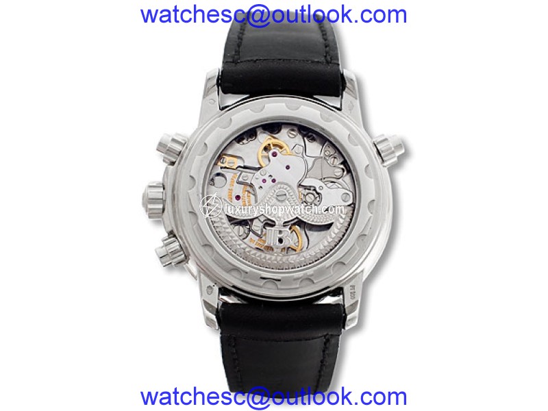 Blancpain "L��man Tourbillon" Chronograph Rattrapante Platinum Mens Watch Blancpain