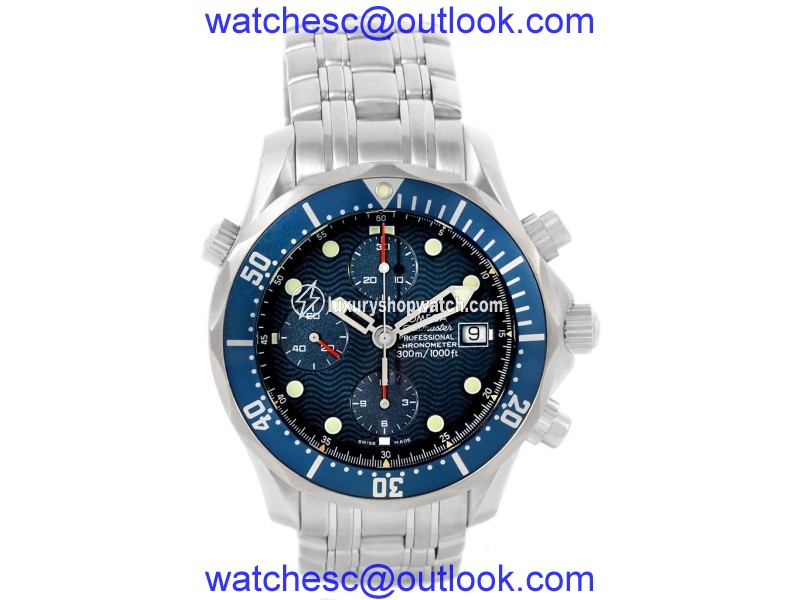 Omega Seamaster 2599.80.00 Stainless Steel Blue Dial Automatic 41.5mm Mens Watch Omega